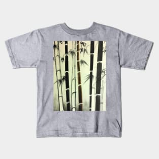 Nihonga painting of a bamboo forest Kids T-Shirt